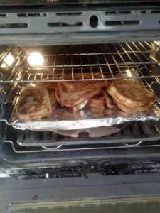 We Keep The French Toast Warm in the Oven